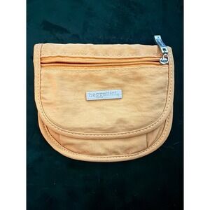 Mini Baggallini Light Orange Belt Bag 6"x5" Triple Zip Travel Organizer (No Stra